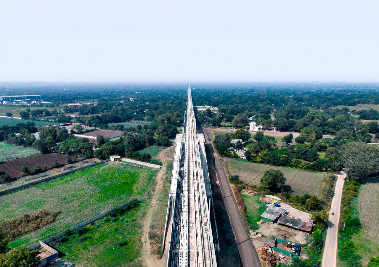 Pier work in Progress at GAD-9, Valsad District, November 2023